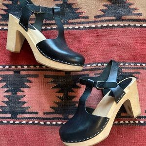 Swedish Hasbeens T Strap Sky High